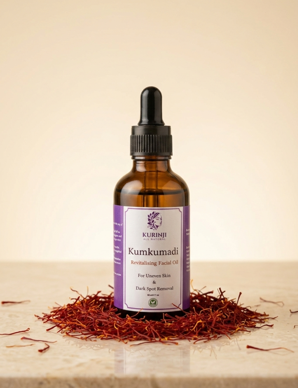Kumkumadi  - Revitalising Facial Oil, For Uneven Skin & Dark Spot Removal