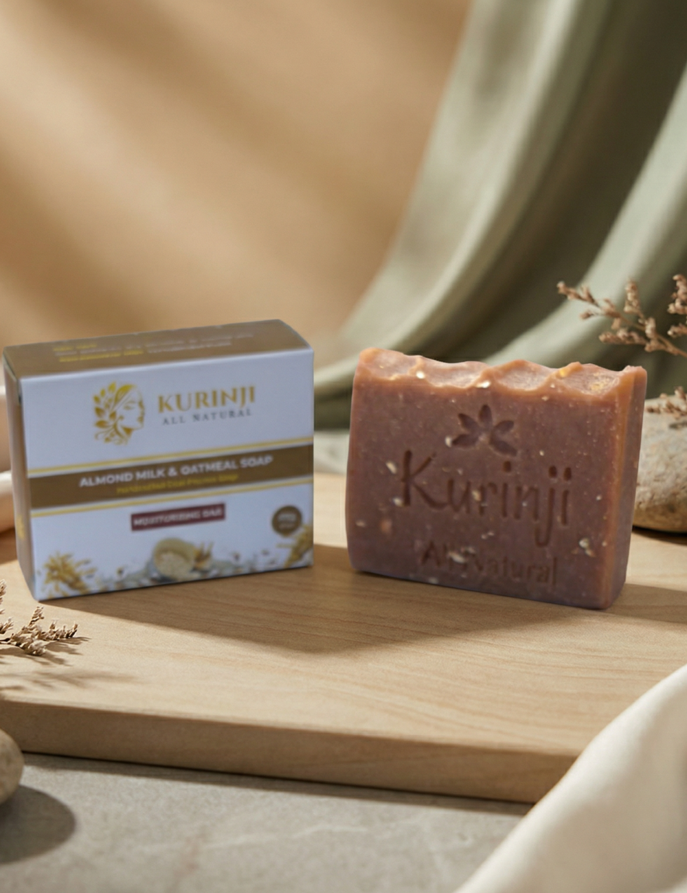 Almond milk and Oat meal soap