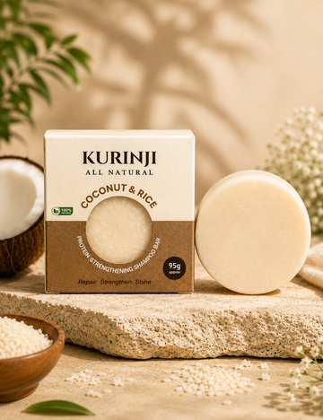 Coconut & Rice Protein Strengthening Shampoo Bar
