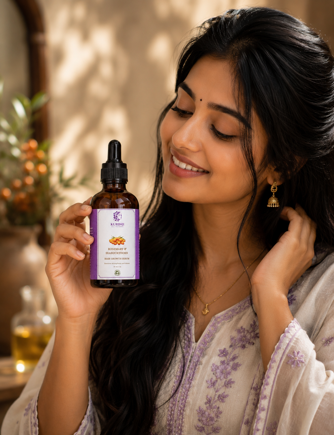 Rosemary & Sea Buckthorn Hair  growth Serum