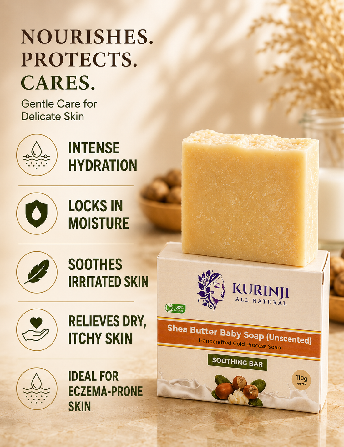 Shea Butter Baby Soap – Gentle & Nourishing Bar